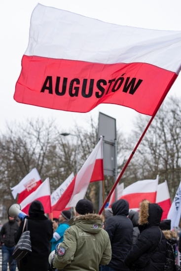 Protest antyszczepionkowców