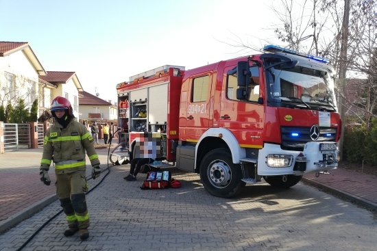 Pożar na os. Bagnówka