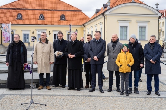 Święcenie pokarmów na Rynku Kościuszki