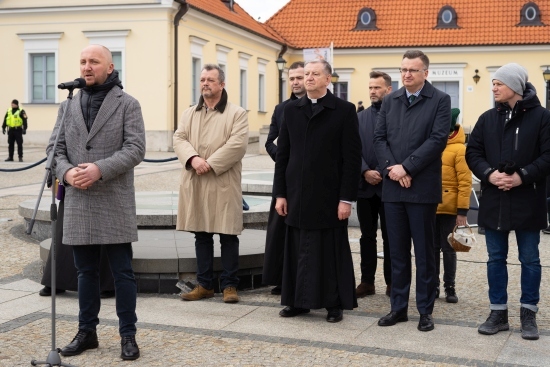 Święcenie pokarmów na Rynku Kościuszki