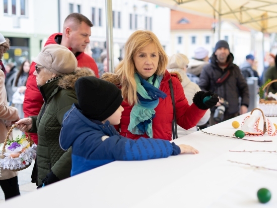 Święcenie pokarmów na Rynku Kościuszki