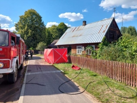 Pożar w miejscowości Rudawka (11.08)