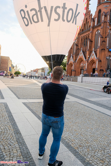 Prezentacja balonu sportowego Miasta Białystok