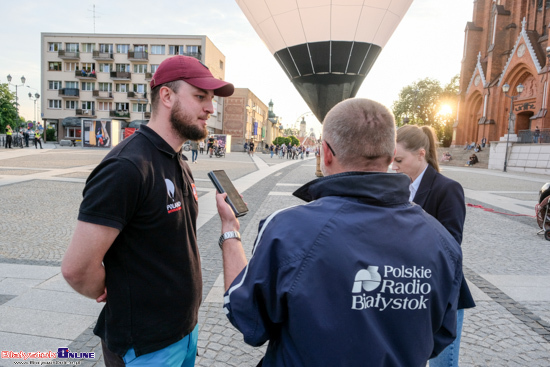 Prezentacja balonu sportowego Miasta Białystok