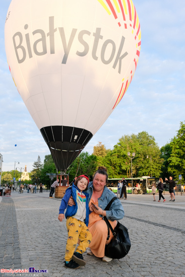 Prezentacja balonu sportowego Miasta Białystok