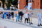 Nightskating Białystok. 3 przejazd rolkarzy