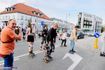 Nightskating Białystok. 3 przejazd rolkarzy