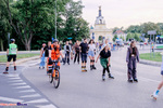 Nightskating Białystok. 3 przejazd rolkarzy