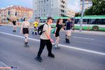 Nightskating Białystok. 3 przejazd rolkarzy