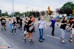 Nightskating Białystok. 3 przejazd rolkarzy