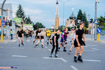 Nightskating Białystok. 3 przejazd rolkarzy