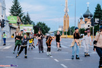 Nightskating Białystok. 3 przejazd rolkarzy