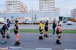 Nightskating Białystok. 3 przejazd rolkarzy