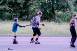 Nightskating Białystok. 3 przejazd rolkarzy