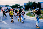 Nightskating Białystok. 3 przejazd rolkarzy