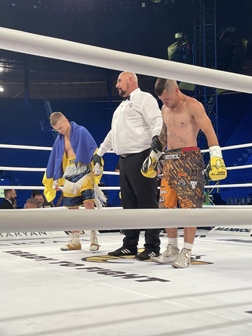 Piotr Gudel wystąpił na gali Usyk vs Dubois