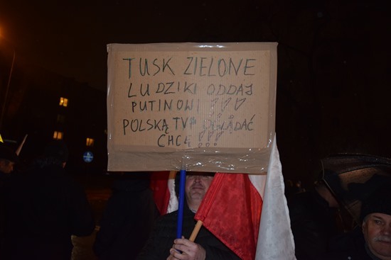 2023.12.21 - Protest przed siedzibą TVP3 Białystok