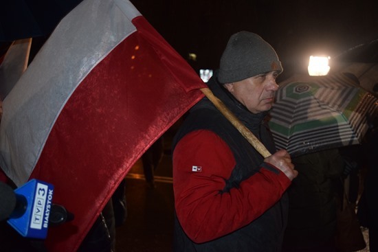 2023.12.21 - Protest przed siedzibą TVP3 Białystok