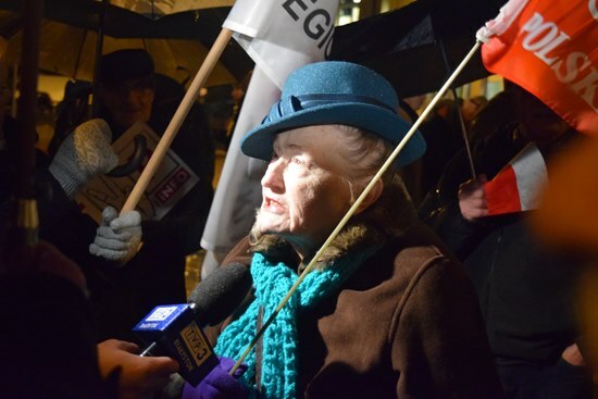 2023.12.21 - Protest przed siedzibą TVP3 Białystok