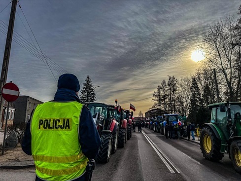 2024.02.09 - Protesty rolników w Podlaskiem