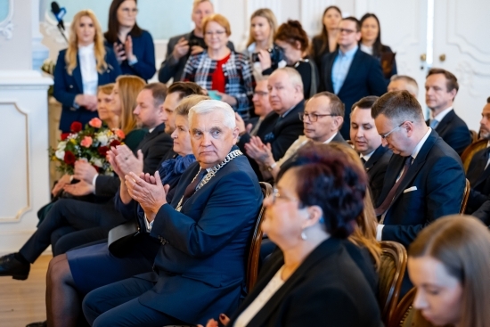 2023.02.17 - Prof. Marian Czesław Szamatowicz Honorowym Obywatelem Miasta Białystok