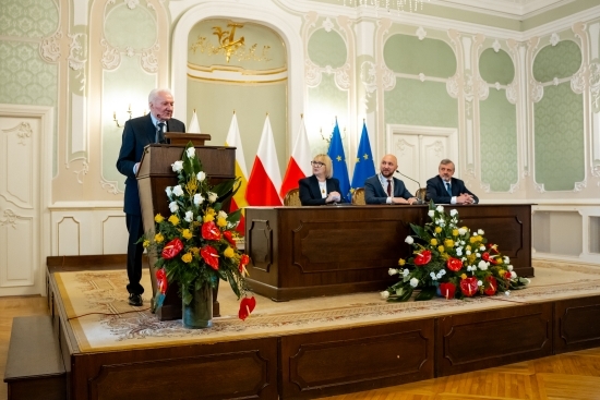 2023.02.17 - Prof. Marian Czesław Szamatowicz Honorowym Obywatelem Miasta Białystok