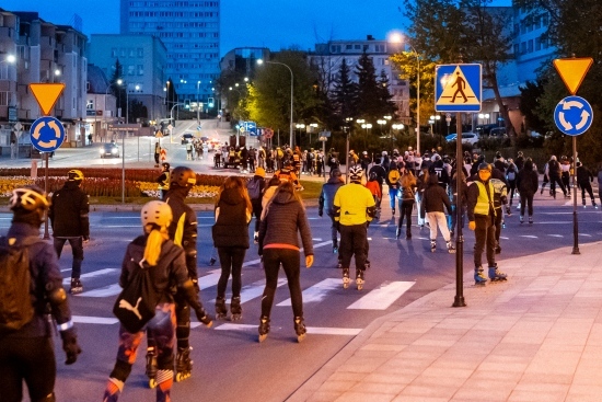 2024.04.21 - Nightskating - nocny przejazd na rolkach ulicami Białegostoku