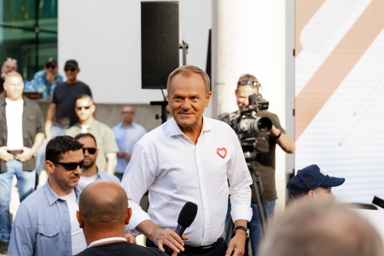 2024.05.24 - Donald Tusk odwiedza stolicę Podlasia. Spotkanie z Białostoczanami