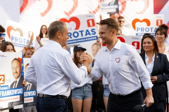 2024.05.24 - Donald Tusk odwiedza stolicę Podlasia. Spotkanie z Białostoczanami