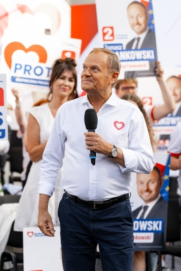 2024.05.24 - Donald Tusk odwiedza stolicę Podlasia. Spotkanie z Białostoczanami