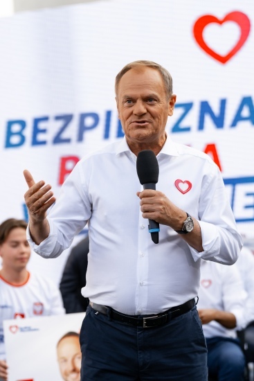 2024.05.24 - Donald Tusk odwiedza stolicę Podlasia. Spotkanie z Białostoczanami