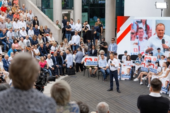 2024.05.24 - Donald Tusk odwiedza stolicę Podlasia. Spotkanie z Białostoczanami