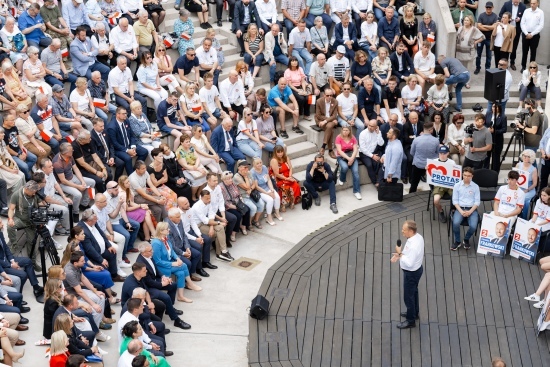 2024.05.24 - Donald Tusk odwiedza stolicę Podlasia. Spotkanie z Białostoczanami