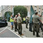 Protest leśników w Białymstoku