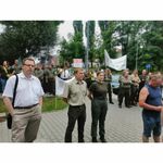 Protest leśników w Białymstoku