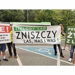 Protest leśników w Białymstoku