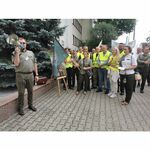 Protest leśników w Białymstoku