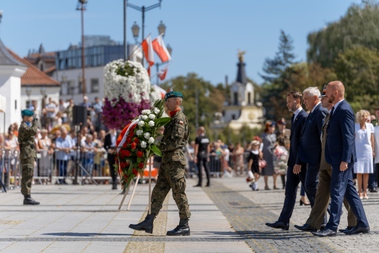 2024.08.15 - Obchody Święta Wojska Polskiego pod pomnikiem Józefa Piłsudskiego