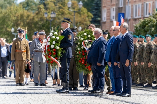 2024.08.15 - Obchody Święta Wojska Polskiego pod pomnikiem Józefa Piłsudskiego