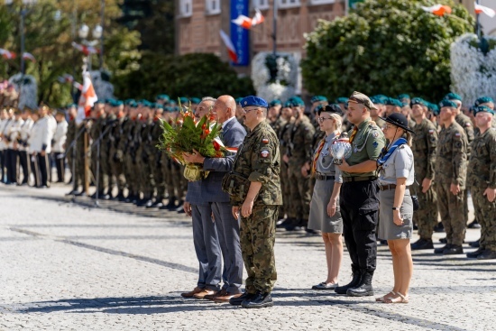 2024.08.15 - Obchody Święta Wojska Polskiego pod pomnikiem Józefa Piłsudskiego