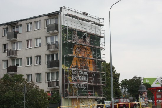 Mural przy ul. Pogodnej