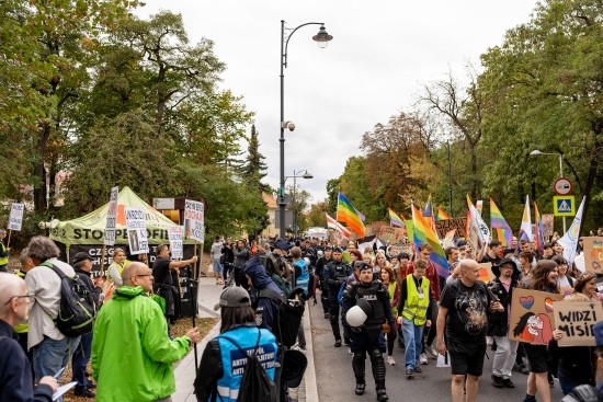 2024.09.28 - Parada Równości przeszła ulicami Białegostoku