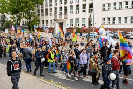 2024.09.28 - Parada Równości przeszła ulicami Białegostoku