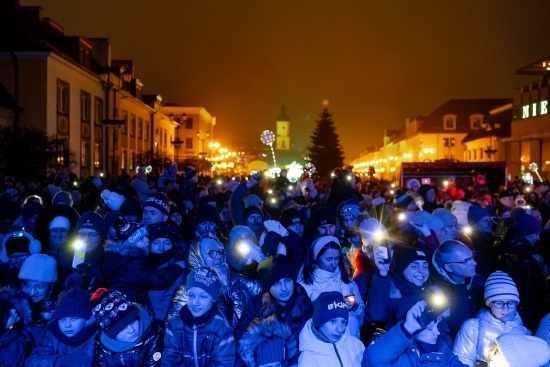 2024.12.08 - Spotkanie z Mikołajem z Rovaniemi na Rynku Kościuszki