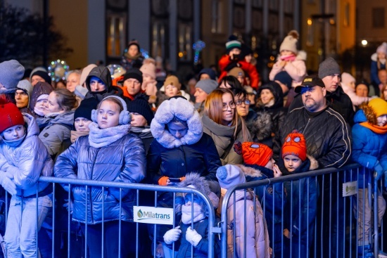 2024.12.08 - Spotkanie z Mikołajem z Rovaniemi na Rynku Kościuszki