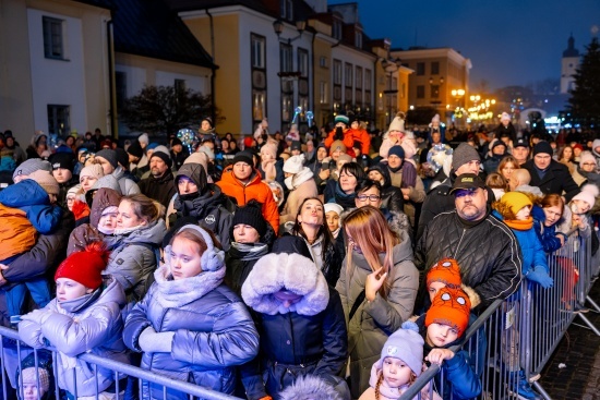 2024.12.08 - Spotkanie z Mikołajem z Rovaniemi na Rynku Kościuszki