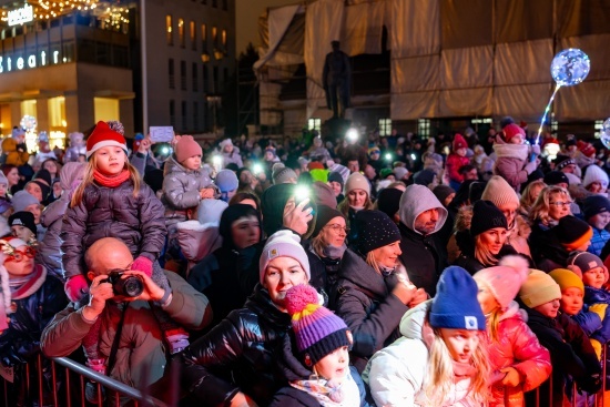 2024.12.08 - Spotkanie z Mikołajem z Rovaniemi na Rynku Kościuszki