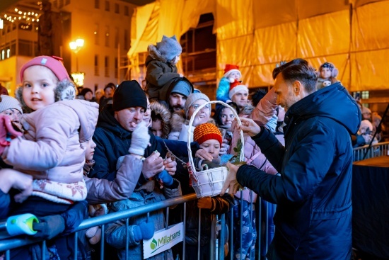 2024.12.08 - Spotkanie z Mikołajem z Rovaniemi na Rynku Kościuszki