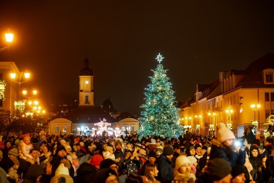 2024.12.08 - Spotkanie z Mikołajem z Rovaniemi na Rynku Kościuszki