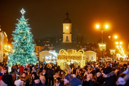 2024.12.08 - Spotkanie z Mikołajem z Rovaniemi na Rynku Kościuszki